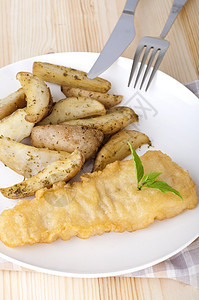 鱼和薯条美食鳕鱼黄色白色筹码海鲜柠檬油炸课程英语图片