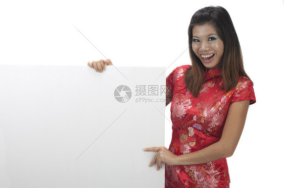 中国新年少女成人繁荣文化传统戏服庆典衣服女孩季节服装图片