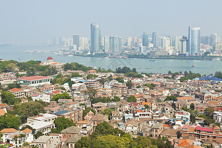 夏门在中国古朗玉岛的观景图片