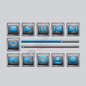 媒体播放器元素塑料电影音乐播放器音乐视频软件光盘玩家控制板体积图片