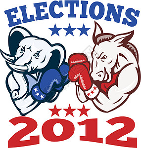 2012年共和党大象马斯科特图片