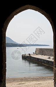 切法鲁海上古老的拱门图片