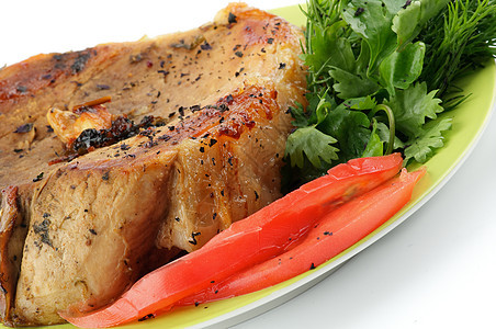 猪排油炸美食家红色茶点食物蔬菜饮食青菜盘子猪肉图片