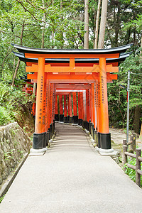 法希米伊纳里途径牌坊神社历史灯笼橙子地标神道小路信仰图片