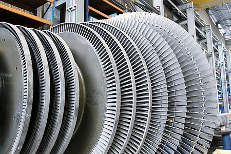 蒸汽涡轮设备工程建造转子发电厂维修生产水电热液作坊图片