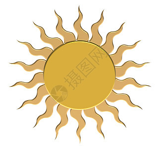 黄金太阳背景图片