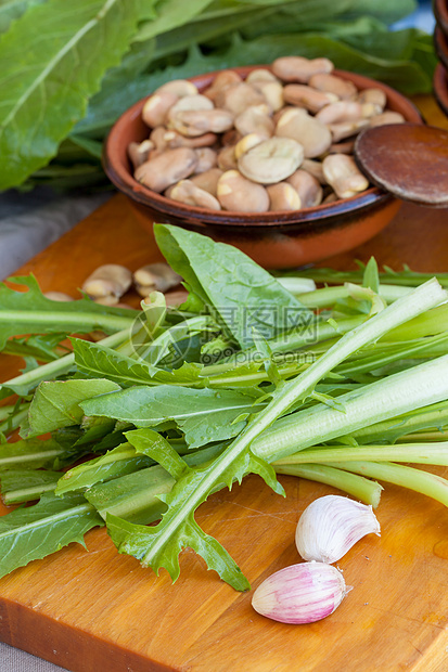 法瓦豆和薯豆豆类饮食食物菊苣豆子农业棕色美食蔬菜图片