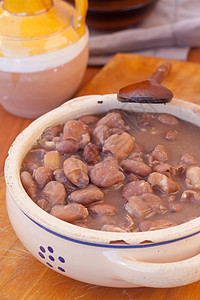 法瓦豆汤蔬菜棕色饮食农业烹饪豆类食物豆子美食图片