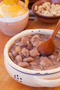 法瓦豆汤食物豆子蔬菜饮食豆类烹饪美食棕色农业图片