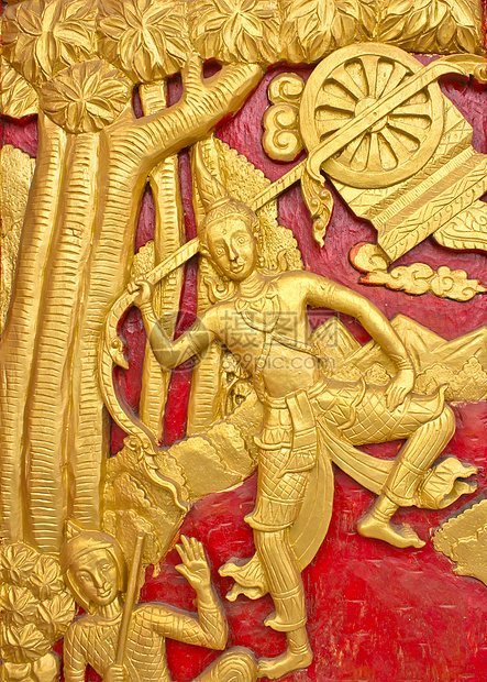 装饰的木雕入口手工装饰品木工寺庙旅行工匠精神传统古董图片