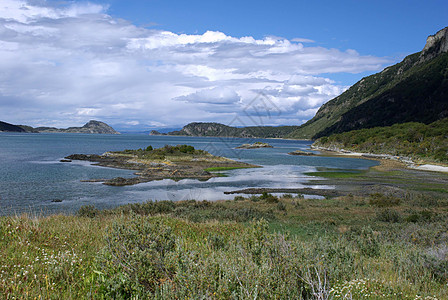 阿根廷景观 阿根廷海岸沼泽风景海洋荒野群岛图片