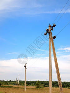 电线电压环境线条力量天空蓝色电气活力图片