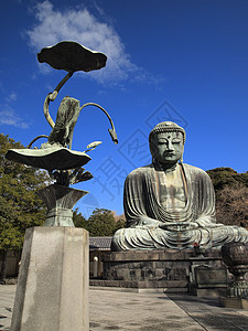 卡马库拉神道金属地标佛教徒宗教旅游吸引力旅行观光青铜图片