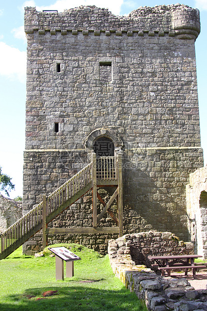 莱文湖城堡建筑历史性历史脚步石头图片