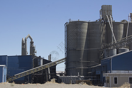 水泥厂工厂货物结构沥青储物筒仓机件输送带机械工程建筑图片