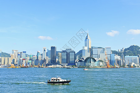 香港海港景观蓝色商业垃圾建筑海洋旅行文化城市运输图片