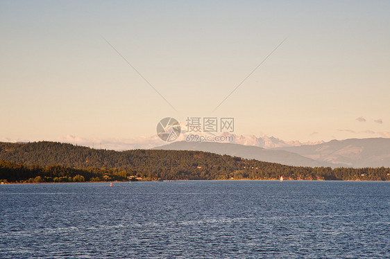 贝克山风景火山公吨环境海景海拔顶峰首脑场景季节图片