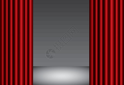 红剧院丝绸幕幕幕背景和波浪 EPS10音乐会海浪观众纺织品公告电影丝绸织物乐队墙纸图片