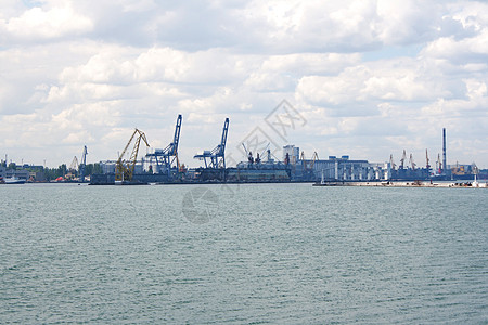 乌克兰敖德萨海港海岸线海洋团结机器重量罢工天空商业阀门公鸡图片