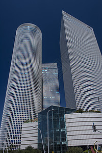 Azrieli 塔城市建筑景观中心摩天大楼图片