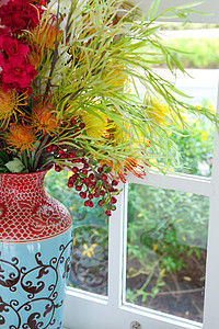 彩色花瓶图片