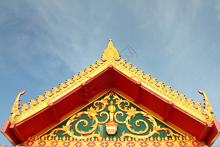 泰国庙屋顶宗教游客景点历史建筑学艺术旅游制品天空文化图片