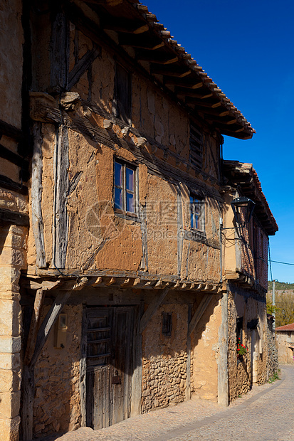 Calatanazor街 Burgos街 街 西班牙色彩晴天街道村庄遗产旅游地方旅行石头入口图片