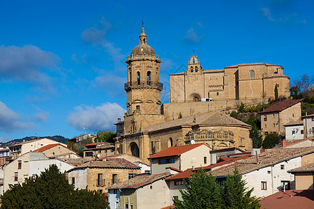 西班牙阿拉瓦的拉巴斯蒂达(Labastida)之景图片