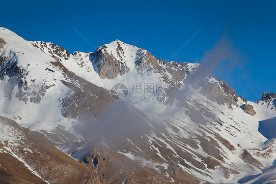 比利牛斯 特纳河谷 韦斯卡 阿拉贡 西班牙登山晴天旅行多云山脉图片