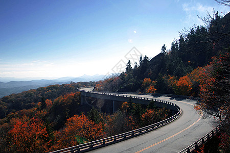 蓝色山脊公园通道图片