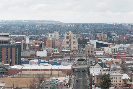 spokane 洗衣机树木立交桥日落街道汽车市中心驾驶瀑布图片