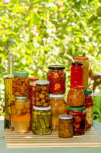 秋秋保护区熟食食物盐渍烹饪蔬菜瓶子南瓜香料厨房瓶装图片