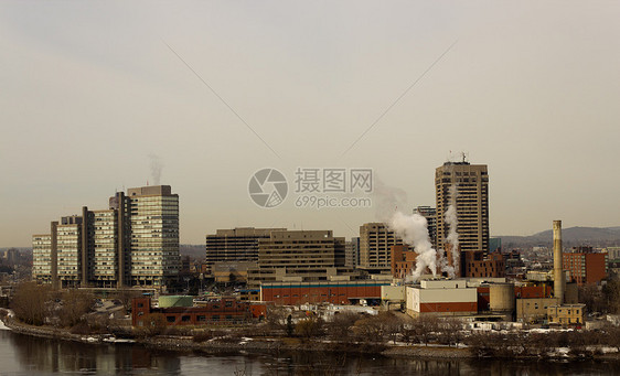 加拿大加蒂诺(休尔)天空线图片