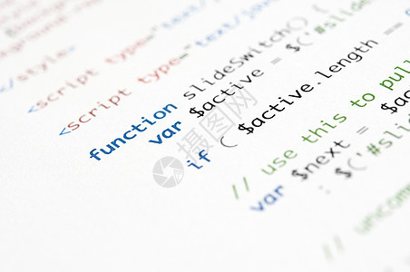 HTML 脚本程序编码打印编程选择性电脑网站互联网网络语言图片