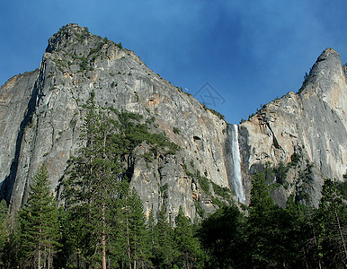 Yosemite 瀑布山脉图片