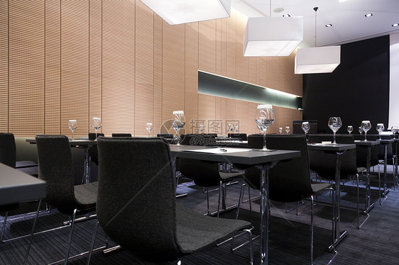 会议室 室内座位公司家具摆设管理人员职场会议演讲商业木板图片
