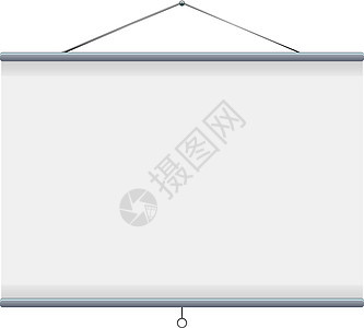 白色空白投影仪屏幕图片