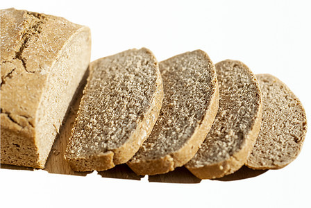 有机酵母切片面包饮食粮食棕色营养白色小麦食物厨房种子糕点图片