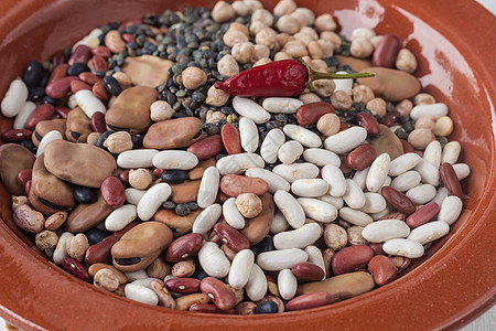 混合豆类扁豆维生素豆子营养健康食物饮食生物图片