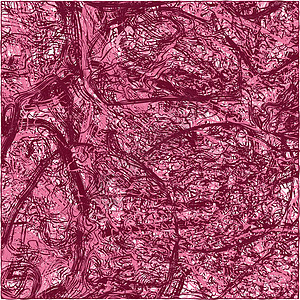 粉色绳索几何作品墙纸白色艺术线条流动混合物穿越红色图片