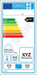 电视能源评分图表背景图片