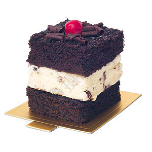 蛋糕 背景的冰淇淋蛋糕宏观美食饮食食物小吃圣代茶点树叶发射巧克力图片