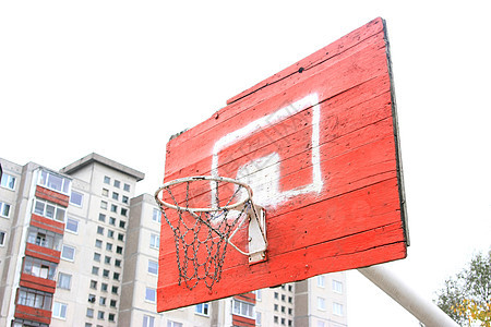 篮球板免版税库存红色股票建筑城市照片背景图片
