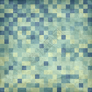 蓝色石头美丽技术创造力纺织品条纹马赛克织物电脑插图正方形图片