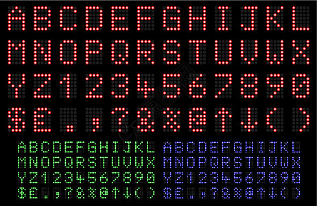 LED 字体图片