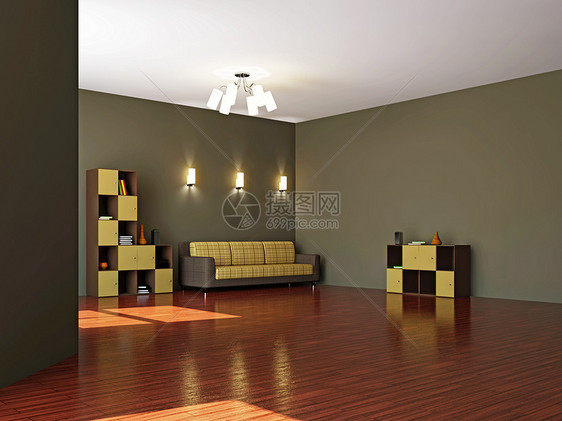 大房间装饰风格建筑学长沙发木地板家具枕头艺术吊灯座位图片