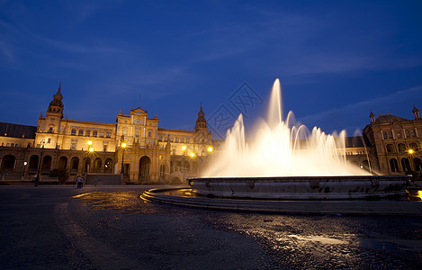 塞维利亚埃斯潘广场喷泉图片
