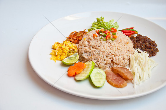 泰国美味的食品 叫水平黄瓜辣椒食物美食摄影图片