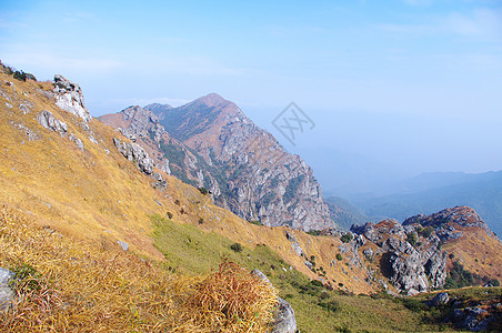 中国南部的山丘之岩实实在在森林亚热带昆虫草地湖泊爬行动物树木山脉岛屿菊花图片