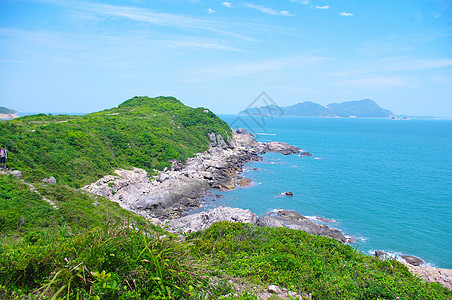 美丽的海岸线 南中国海有很多树木 (西南洋有许多树木)图片